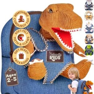 Dinosaur Backpack with Removable Toy
